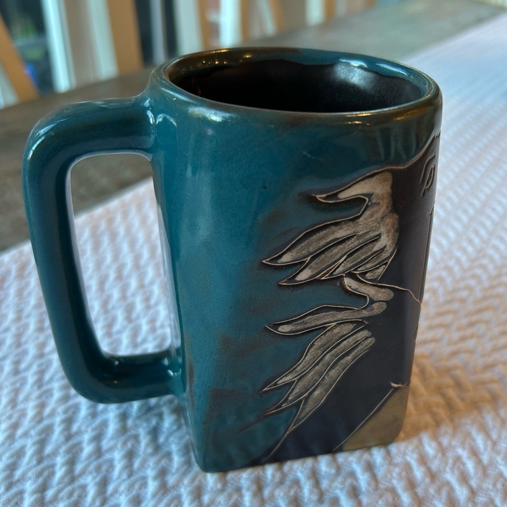 MARA STONEWARE COLLECTION - One 10 Ounce Mug Coffee Wild Horses Design - Picture 15 of 16
